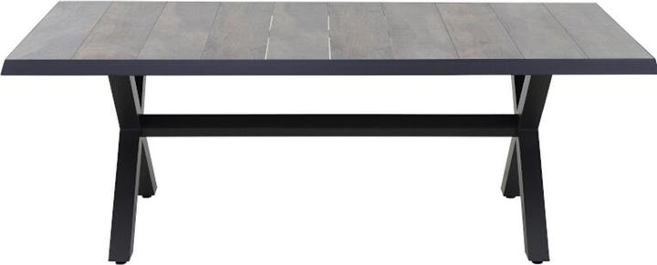 Immagine prodotto Siena Garden Sincro Dining Tisch 200x100cm matt anthrazit / washed grey (200 cm)