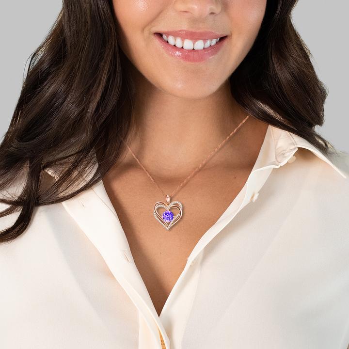 Actual product image Rafaela Donata Crystal necklace (Sterling Silver, 42 - 49 cm)