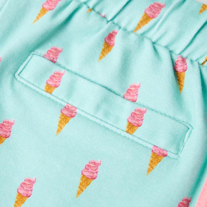 Immagine prodotto VidaXL Pantaloncini da bambino con coulisse Verde menta chiaro 104.Materiale (104)
