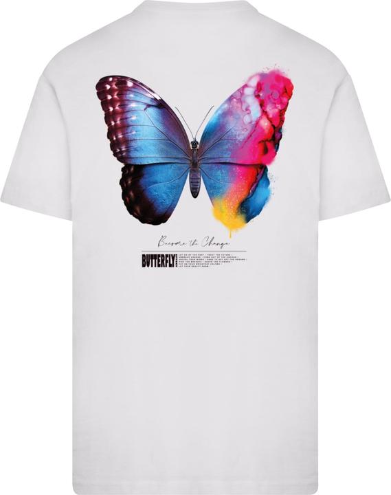 Produktbild Mister Tee Become the Change Butterfly 2.0 Tee - 131381 (M)