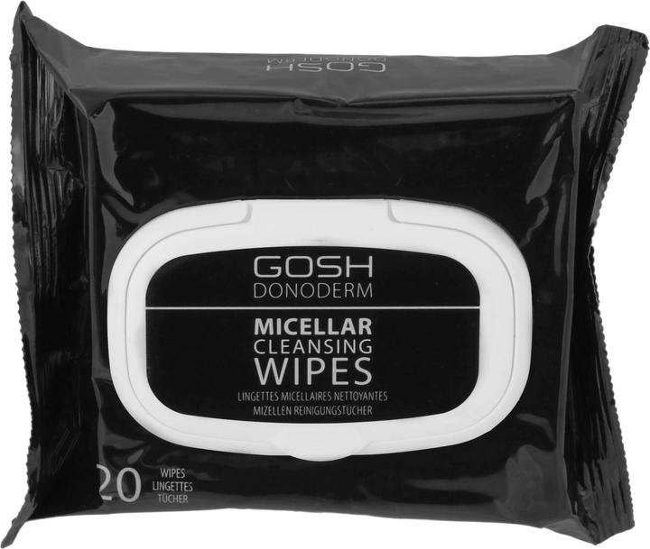 Produktbild Copenhagen GOSH Donoderm Micellar Cleansing Wipes Gesichtsreinigungstuch 20 Stück(e) Frauen (Reinigungstücher)