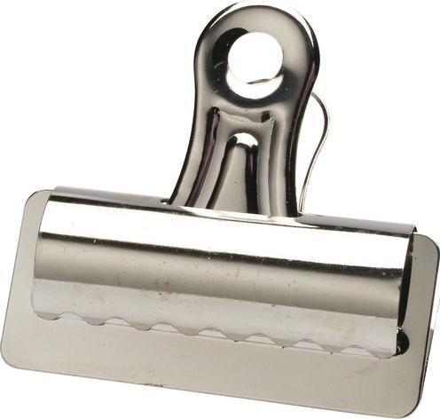 Office Depot File clips 75 mm 20 mm silver metal (12 x)