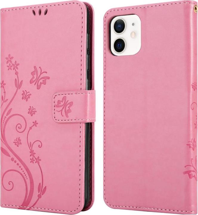 Image du produit Cadorabo Pochette Flower Book (Apple iPhone 12 mini)