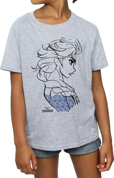Produktbild Disney Frozen Elsa Sketch TShirt Mädchen (152, 158)