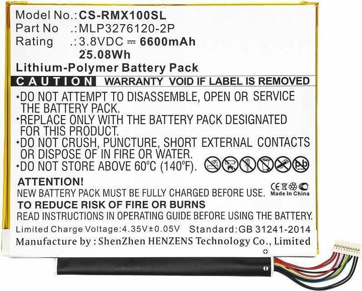 Produktbild CoreParts Battery for Verizon Tablet (6600 mAh)