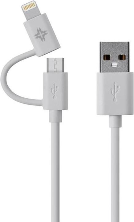 iBattz USB-A USB Cable - Lightning 1m White (IB-CBL-LGN-WH) (1 m, USB 2.0)