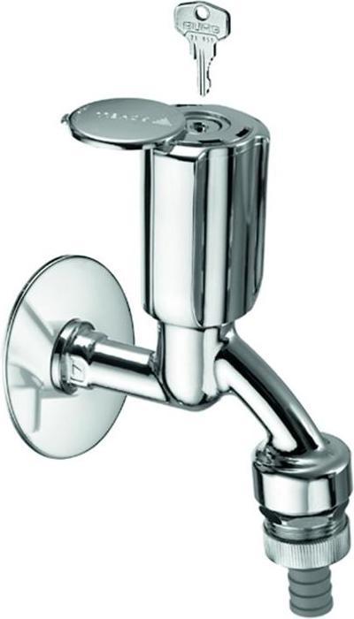 Actual product image Schell Outlet valve SECUR chrome, lockable 1/2inch