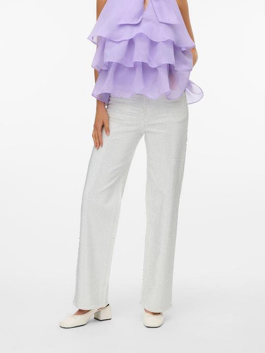 Actual product image Vero Moda VMTESSA Hohe Taille Weiter Beinschnitt Jeans Weit geschnitten (W31/L32)