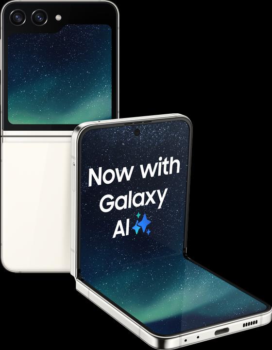 Produktbild Samsung Galaxy Z Flip5 (512 GB, Cream, 6.70", SIM + eSIM, 12 Mpx, 5G)