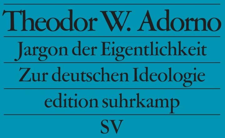 Produktbild Jargon der Eigentlichkeit (Deutsch, Theodor W. Adorno, 1964)