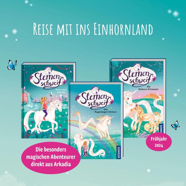 Immagine prodotto Kosmos Sternenschweif, 75, Das Regenbogen-Einhorn (Tedesco, Linda Chapman, 2023)
