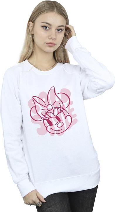 Actual product image Disney Womens/Ladies Minnie Mouse Bold Style Sweatshirt (L)