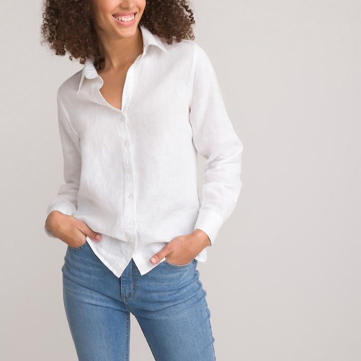 Image du produit La Redoute Collections Blouse à manches longues (46)