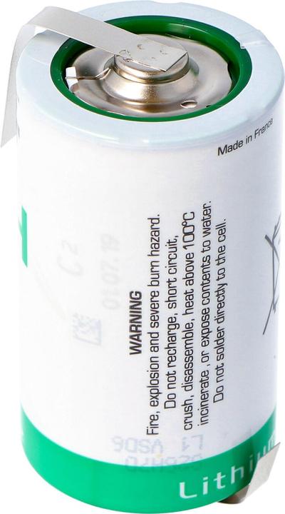 Produktbild Saft Batterie LSH 20 mit Z-Lötfahnen (1 Stk., D, 13000 mAh)
