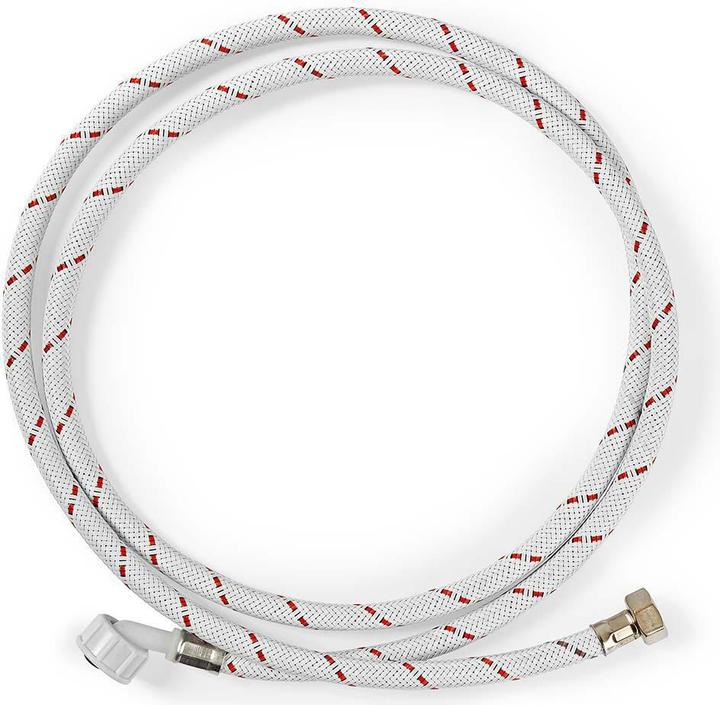 Actual product image Nedis Nylon inlet hose | 1/2" | 3/4" | 10 bar | 90 °C | 2.00 m | Application: Bowl / washing machine