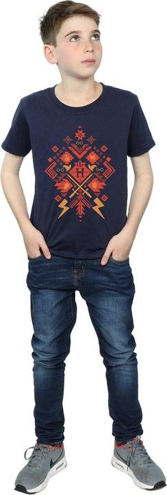Actual product image Boys Christmas Fair Isle T-Shirt (128)