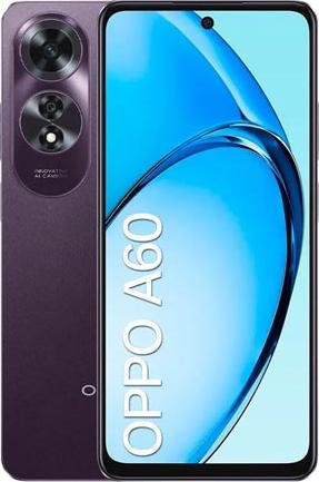 Actual product image OPPO A60 (256 GB, Midnight Purple, 6.67", Dual SIM, 50 Mpx, 4G)