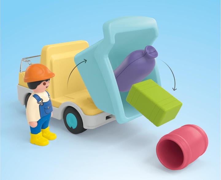 Image du produit Playmobil Camion avec garage de tri (71686, Playmobil Junior)