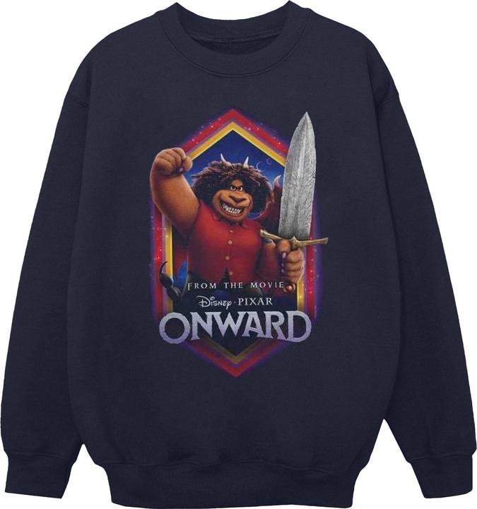 Disney Onward Corey Manticore Crest Sweatshirt (M)