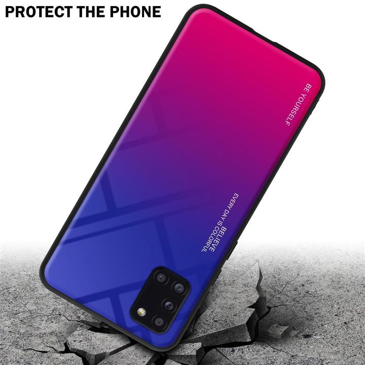 Produktbild Cadorabo TPU 2 Farben Glas Cover (Samsung Galaxy A31)
