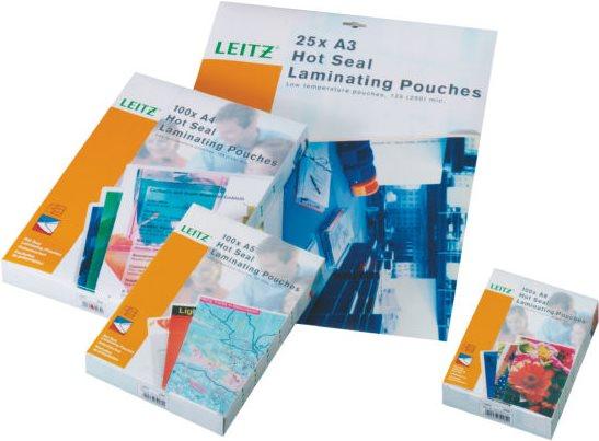Produktbild Leitz Heisslaminierfolien A3 (A3, 100 Stück, 80 µm)