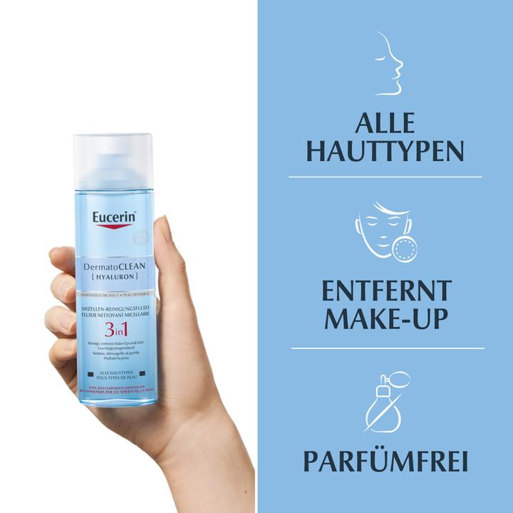 Produktbild Eucerin DermatoCLEAN 3in1 Mizellen Wasser (Mizellenwasser, 200 ml)