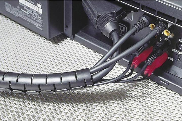 Actual product image HellermannTyton Cable conduit 32 mm (max) Silver (Cable conduit, 2500 cm)