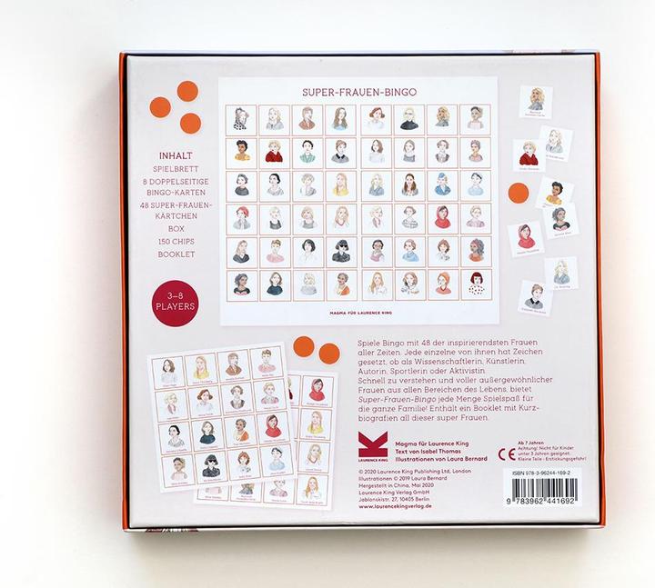 Produktbild 441692 - Super-Frauen-Bingo - Brettspiel, 2-8 Spieler, ab 6 Jahren (DE-Ausgabe) (Deutsch)