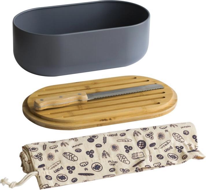 Actual product image Pebbly 4-in-1 bread box 4-pcs, 36 x 20 x 13 cm