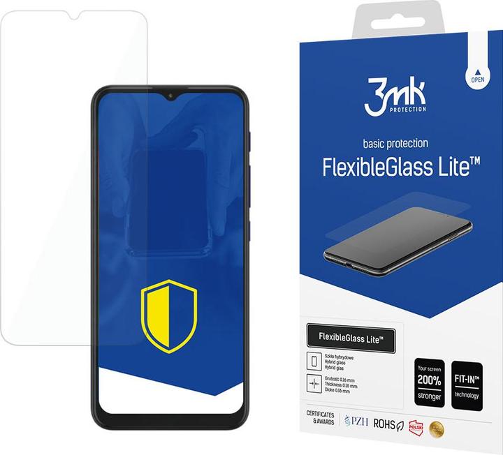 Actual product image 3MK hybrid glass Flexible 2.5D Lite for Motorola Moto E7 Power (1 Piece, Motorola Moto E7 Power)