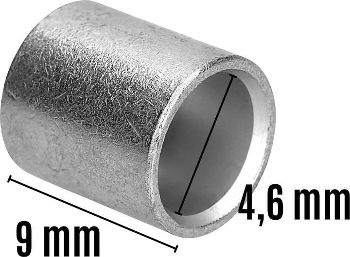 Actual product image Kalitec 10 pieces L2-P parallel connector 10mm² I Connector uninsulated I Crimp connector bare I Cable