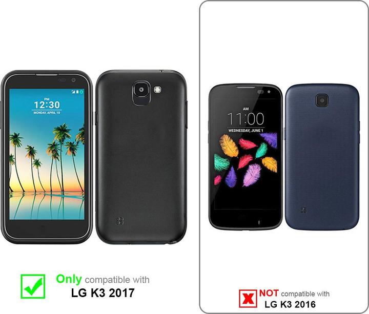 Actual product image Cadorabo Chain case for LG K3 2017 necklace cover adjustable
