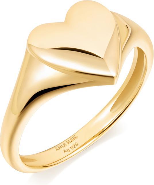 Produktbild Ania Haie Gold Heart Hunter Ring (54, 925 Silber)