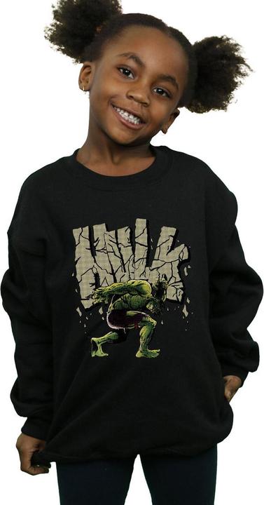 Actual product image Girls Hulk Rock Sweatshirt (128)