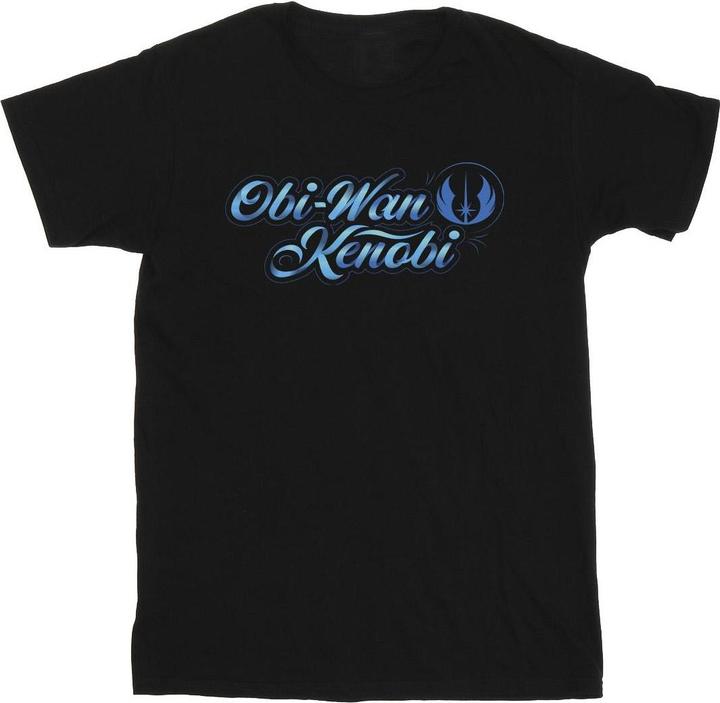 Produktbild Star Wars ObiWan Kenobi Ribbon Font TShirt (XL)