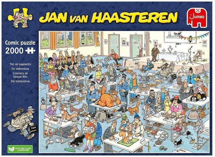 Image du produit Jumbo Jan van Haasteren, Kattenshow -palapeli, 2000 palaa (2000 pièces)