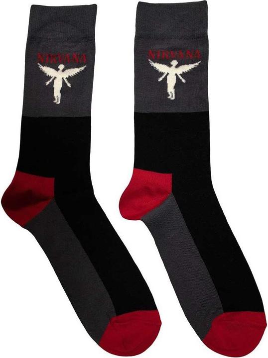 Actual product image Nirvana Unisex Adult In Utero Socks (39.5 - 45.5)