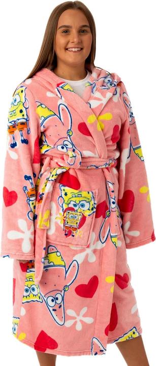 Immagine prodotto Spongebob Squarepants Accappatoio Con Cappuccio Donna (L)