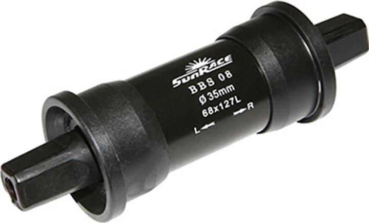 SunRace boîtier de pédalier carré cuvette resine à emboîter 127 mm 38 mm