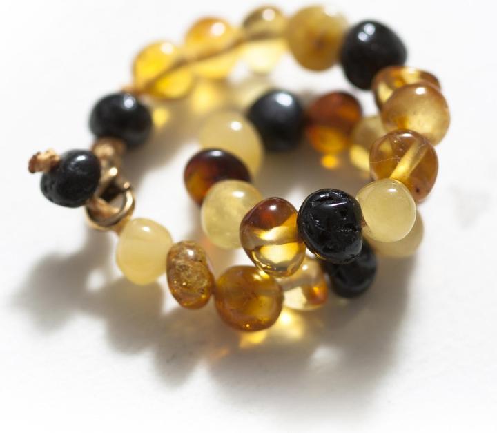 Image du produit Grünspecht Bras et bracelet de cheville en ambre (14 cm, Ambre)