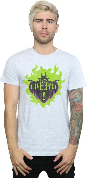 Actual product image Disney Mens The Descendants Maleficent Long Live T-Shirt (L)