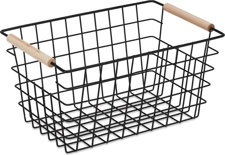 Image du produit Relaxdays Corbeille en fil métallique (1 x, 31 x 21 x 16 cm)