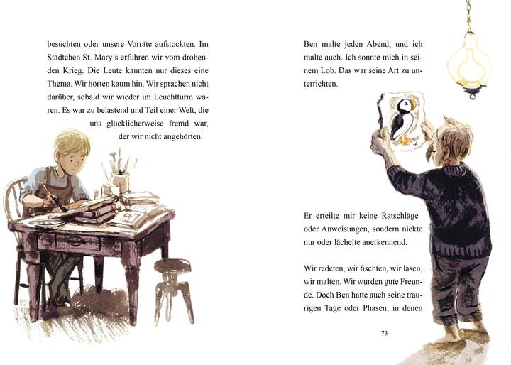 Produktbild Der Leuchtturmwärter und ich (Deutsch, Michael Morpurgo, Benji Davies, Henning Ahrens, 2021)
