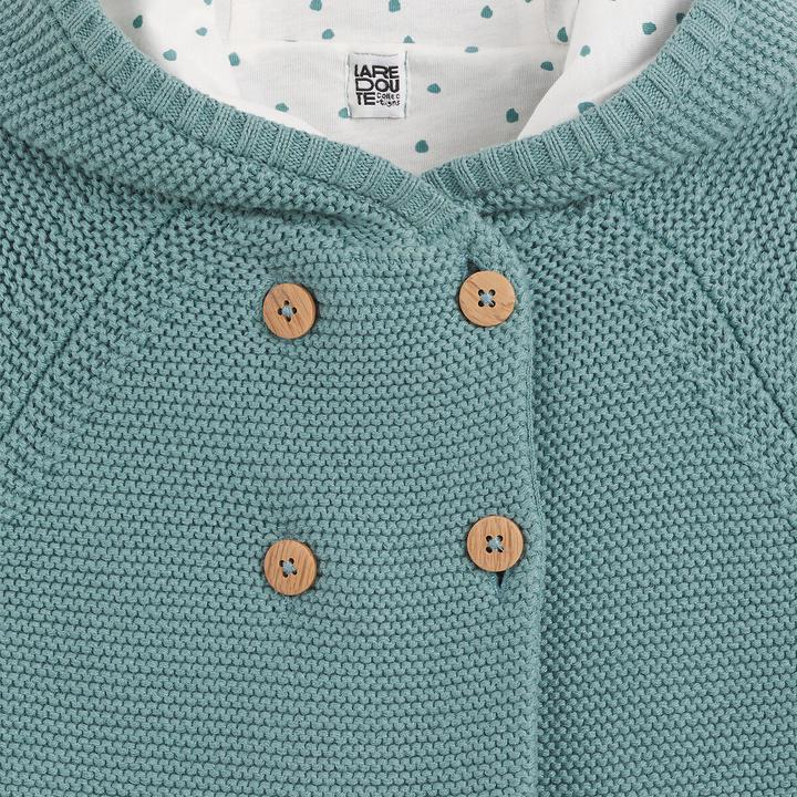 Actual product image La Redoute Collections Cardigan with hood (86)