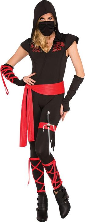 Actual product image Unbranded Womens/Ladies Dragon Ninja Costume (M)