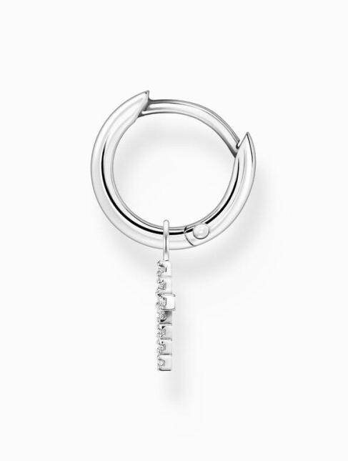 Image du produit Thomas Sabo Créole simple avec pendentif croix argent (Argent 925)