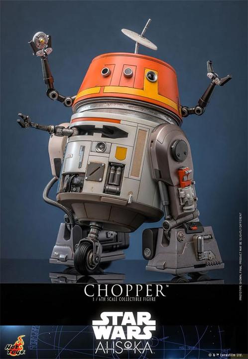 Actual product image Hot Toys Star Wars: Ahsoka Action Figure 1/6 Chopper 18 cm