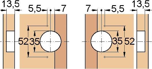 Immagine prodotto Werkstarck Cerniere ad angolo per frontali di porte con angoli di 22,5/45