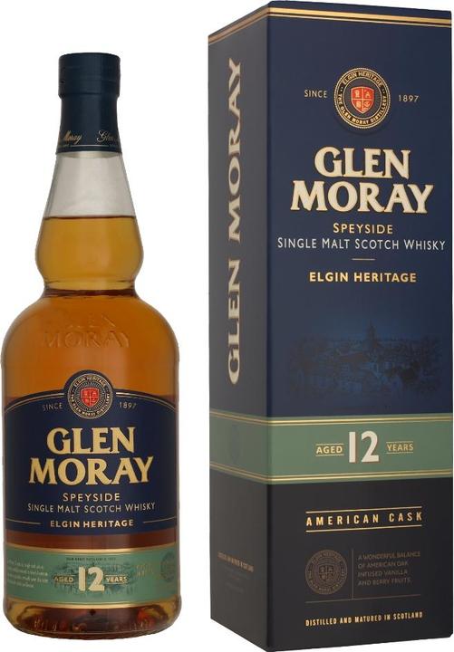 Actual product image Glen Moray 12 Years (Single Malt, Scotch whisky, 1 x 70 cl)