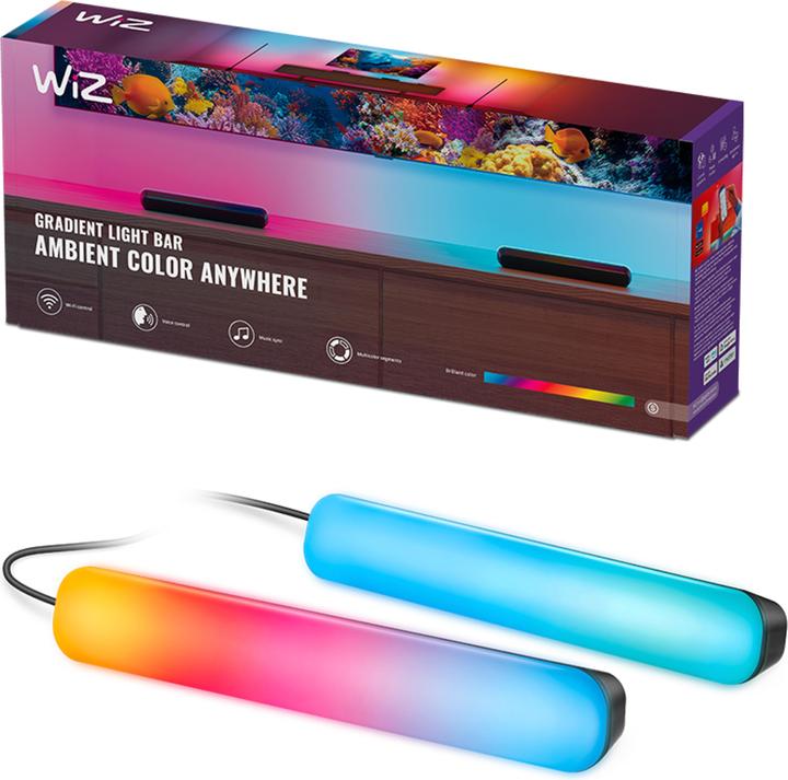 Produktbild WiZ Gradient Light Bars Doppelpack RGBIC